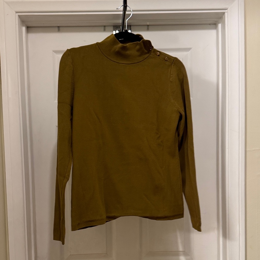 Ann Taylor Mustard Knit Sweater